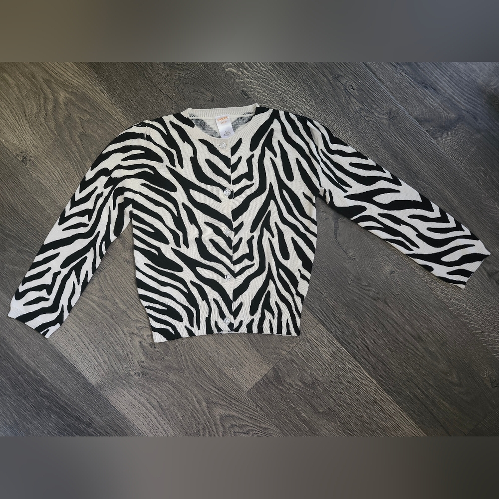 Gymboree Girls, Zebra Print Cardigan